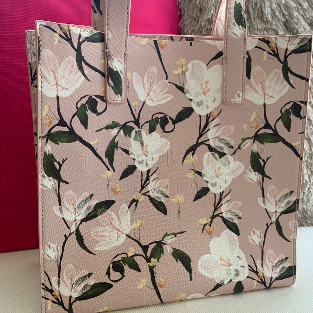 Ted Baker London The Icon Pink Floral Tote - NWT - Picture 7 of 7